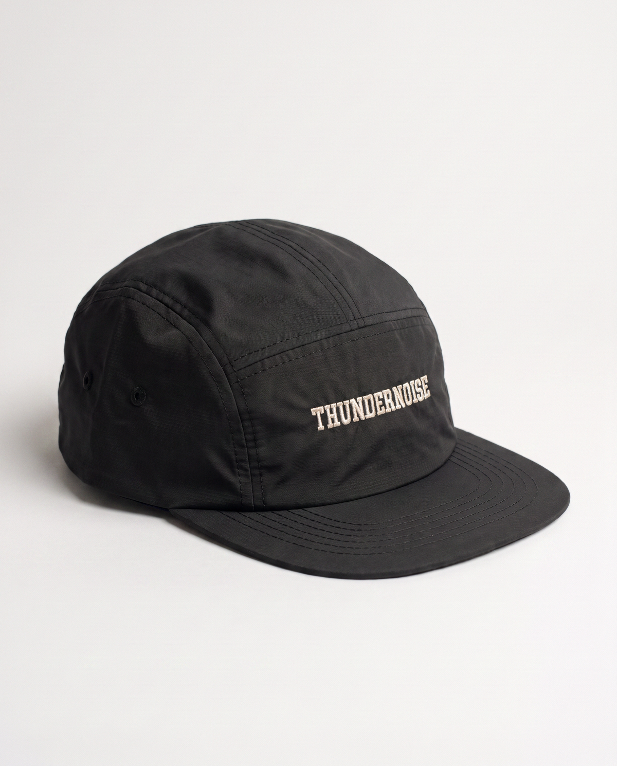 Thundernoise Nylon Ripstop Cap Black - Three Quarter