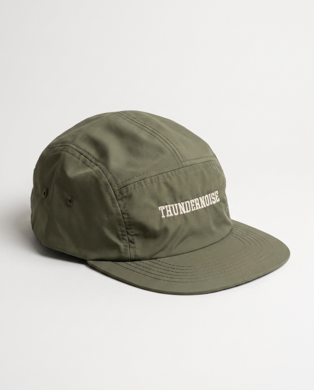 Thundernoise Nylon Ripstop Cap Khaki - Three Quarter — View 4
