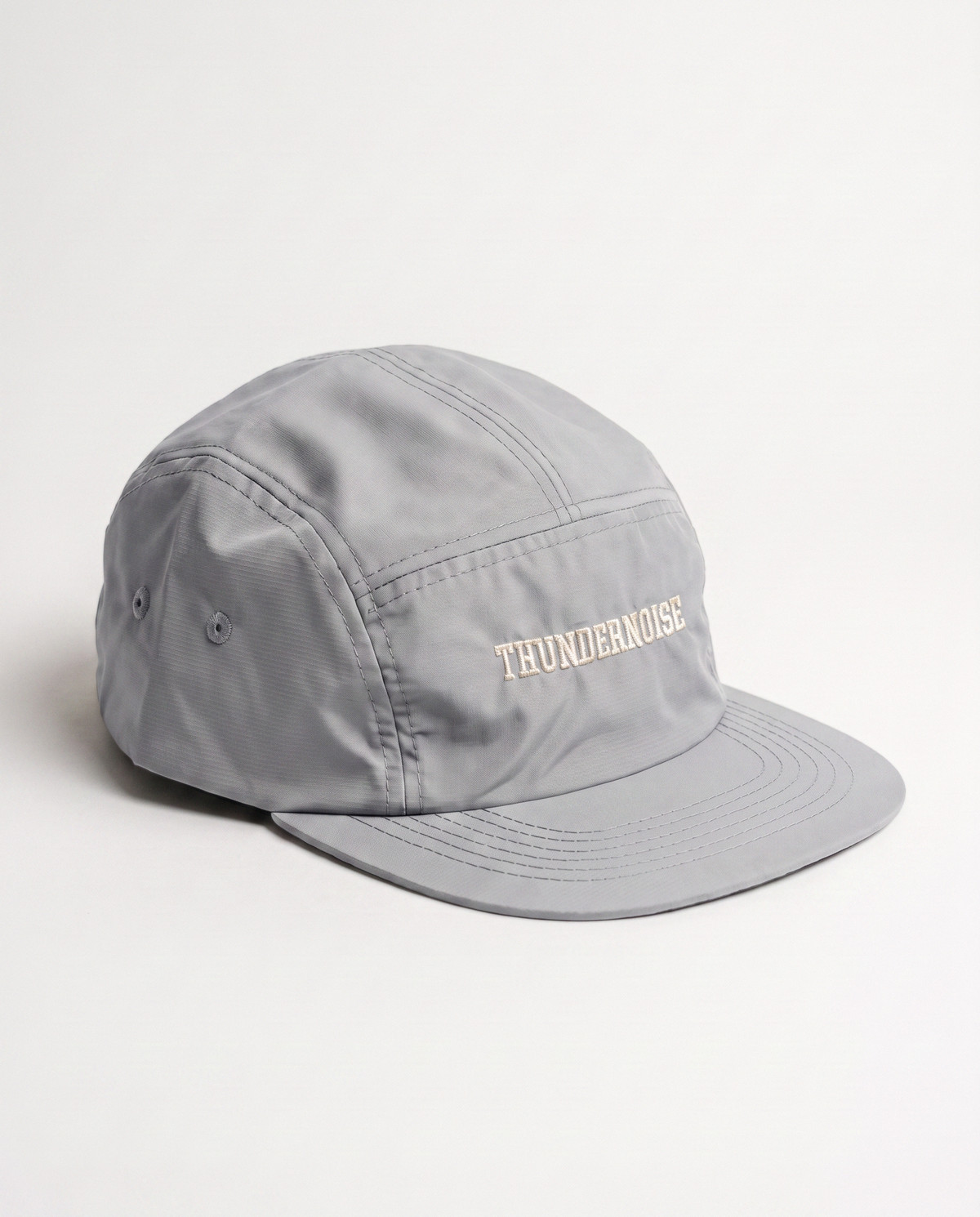 Thundernoise Nylon Ripstop Cap Light Grey - Three Quarter — View 4
