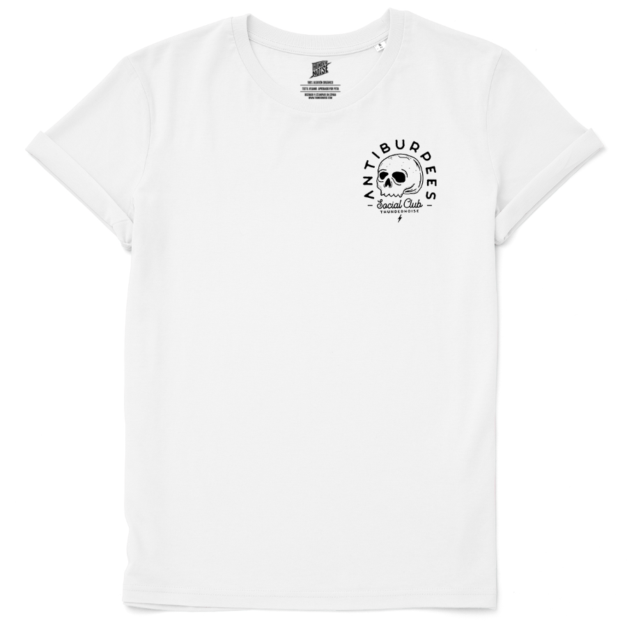 Antiburpees Social Club (Black) - T-Shirt - White
