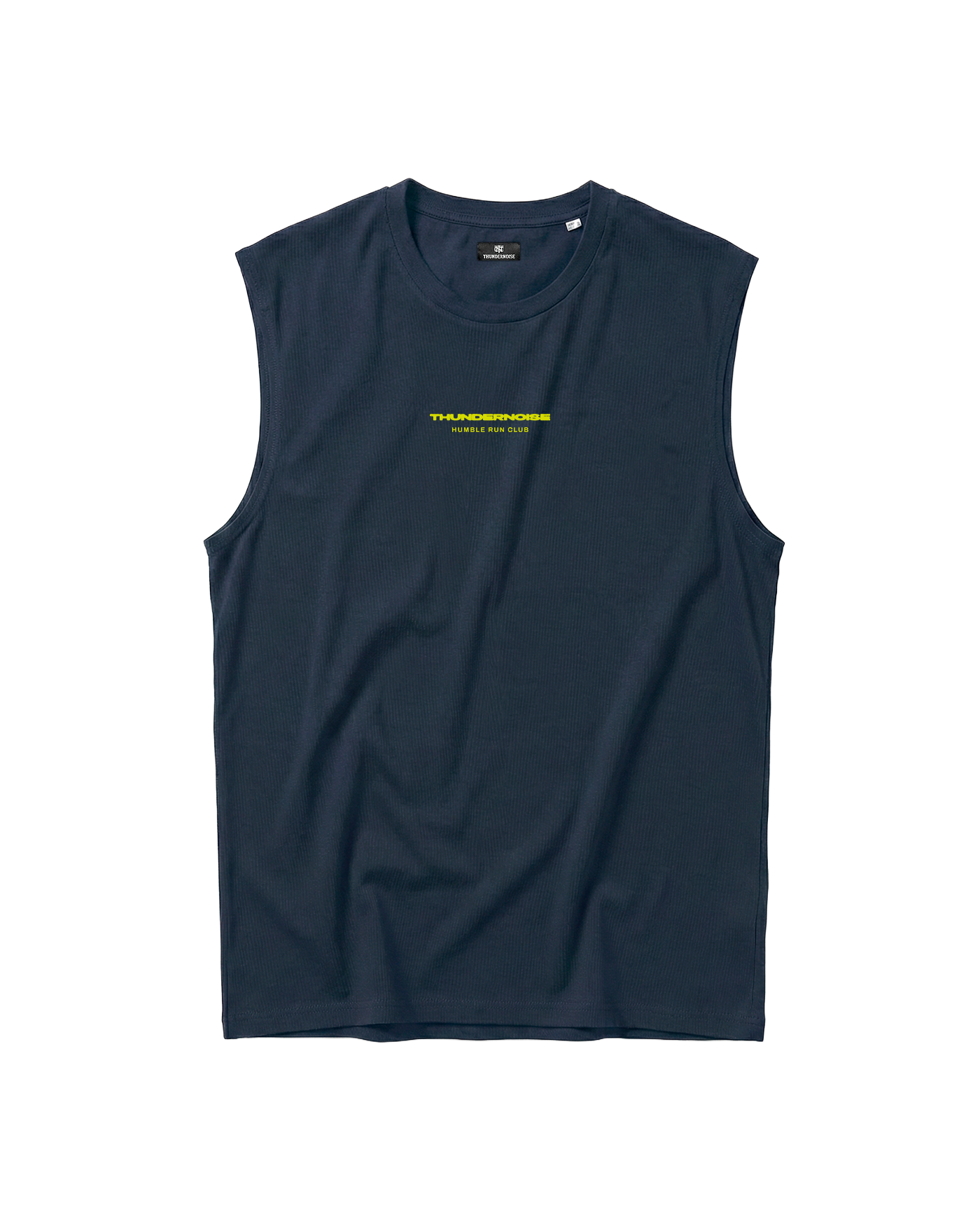 Less Ego Tank Top Navy - Flat Lay Front
