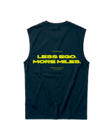 Less Ego Tank Top Navy - Flat Lay Back
