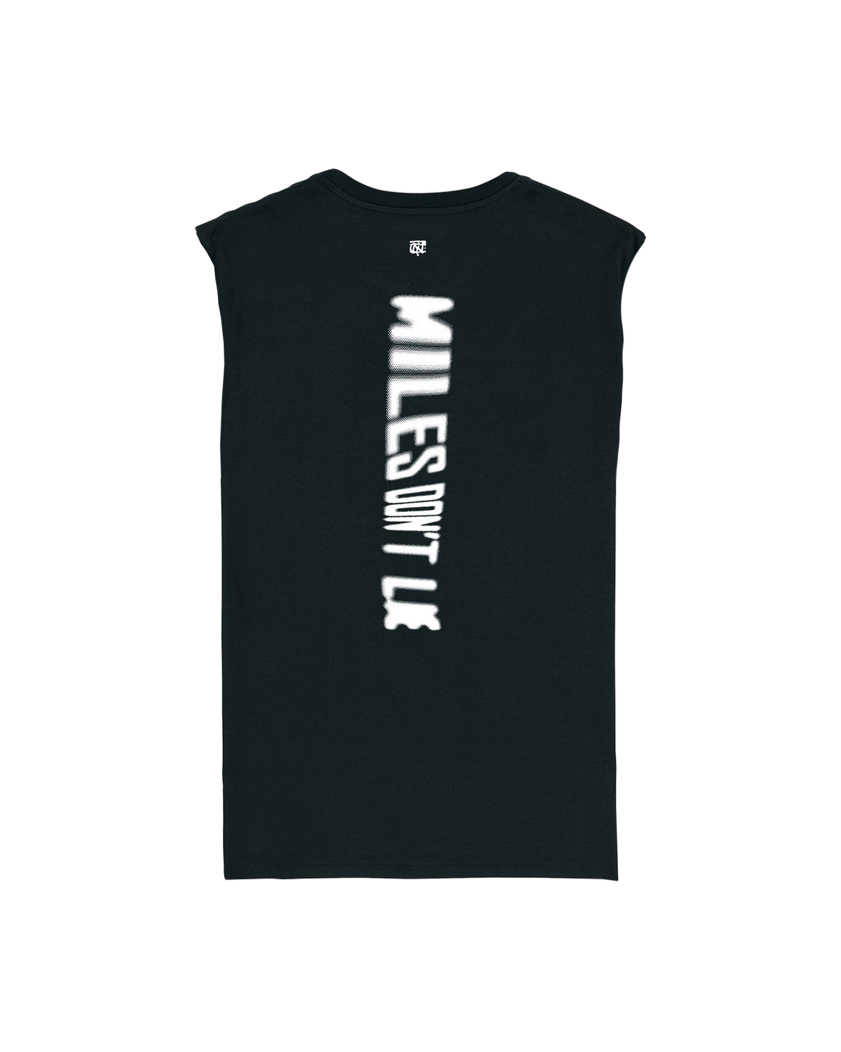 Miles don't Lie Tank Top - Black