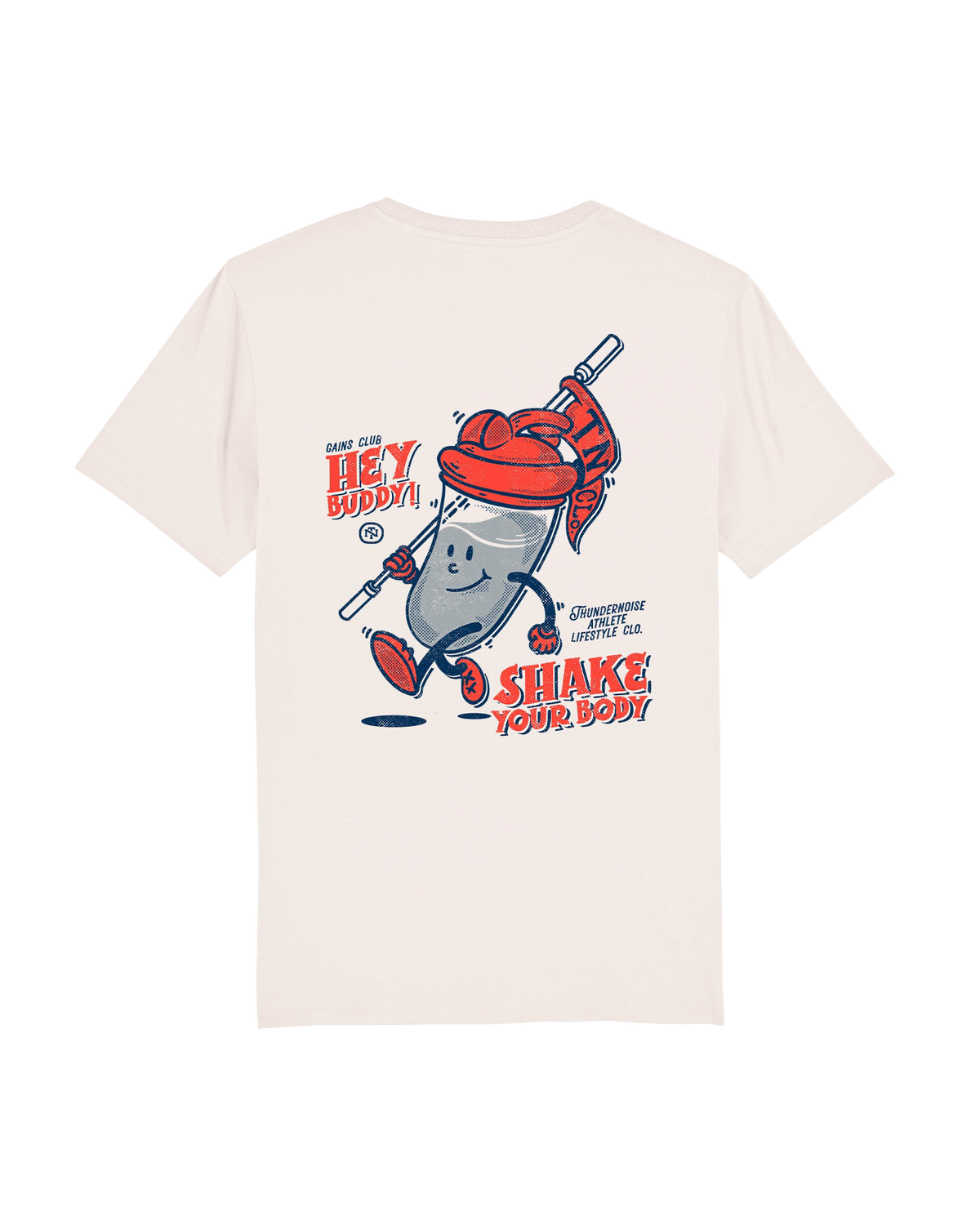 Shake Your Body T-Shirt - Vintage White