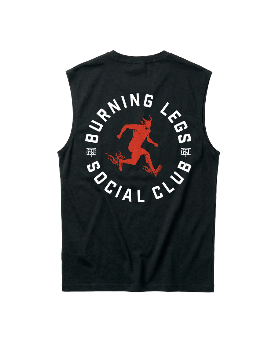 Burning Legs Social Club - Tank Top - Black