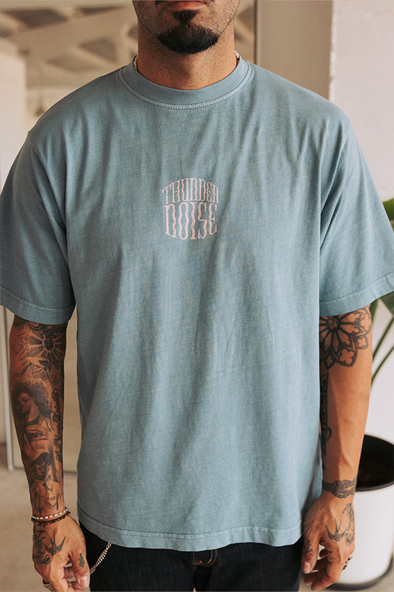 Atlas Oversize T-shirt - Washed Blue