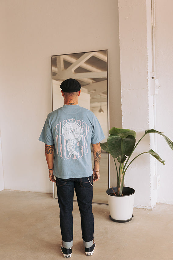 Atlas Oversize T-shirt - Washed Blue