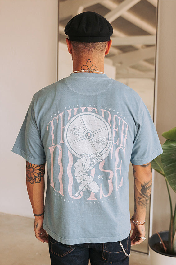 Atlas Oversize T-shirt - Washed Blue