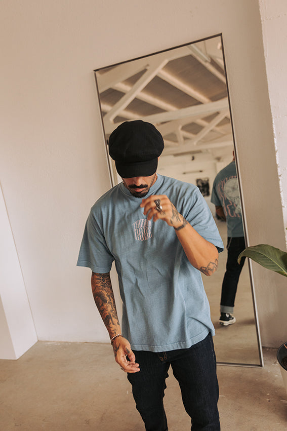 Atlas Oversize T-shirt - Washed Blue