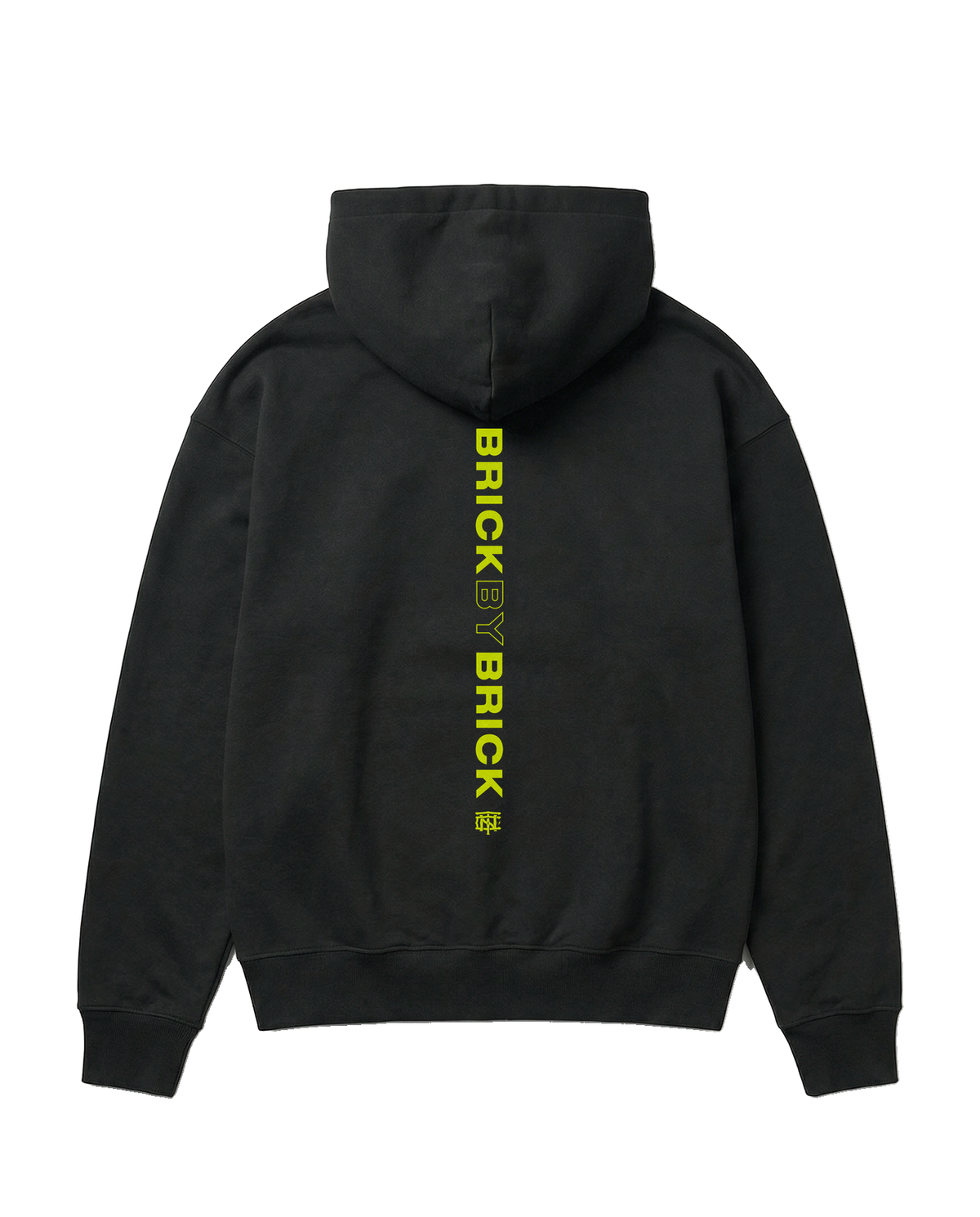 Brick by Brick - Oversize Hoodie - Black