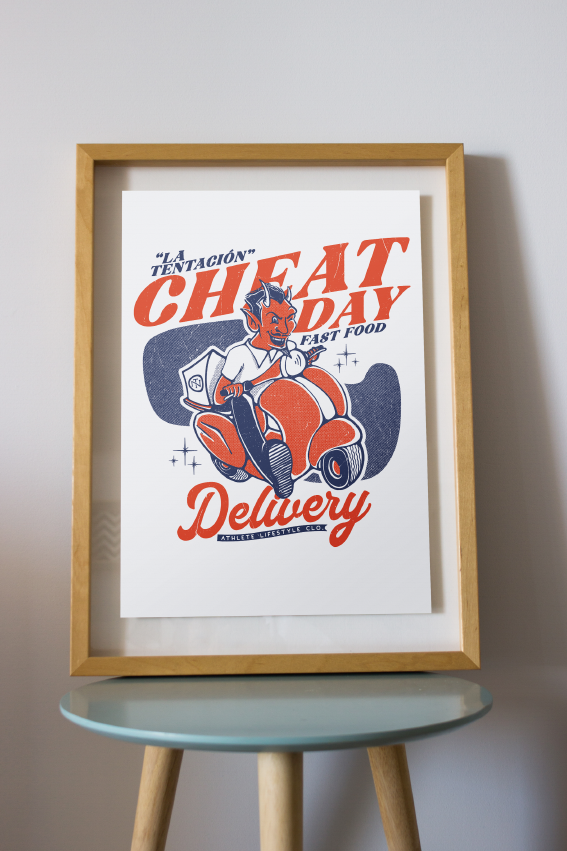 Cheat Day - A3 Print — View 1
