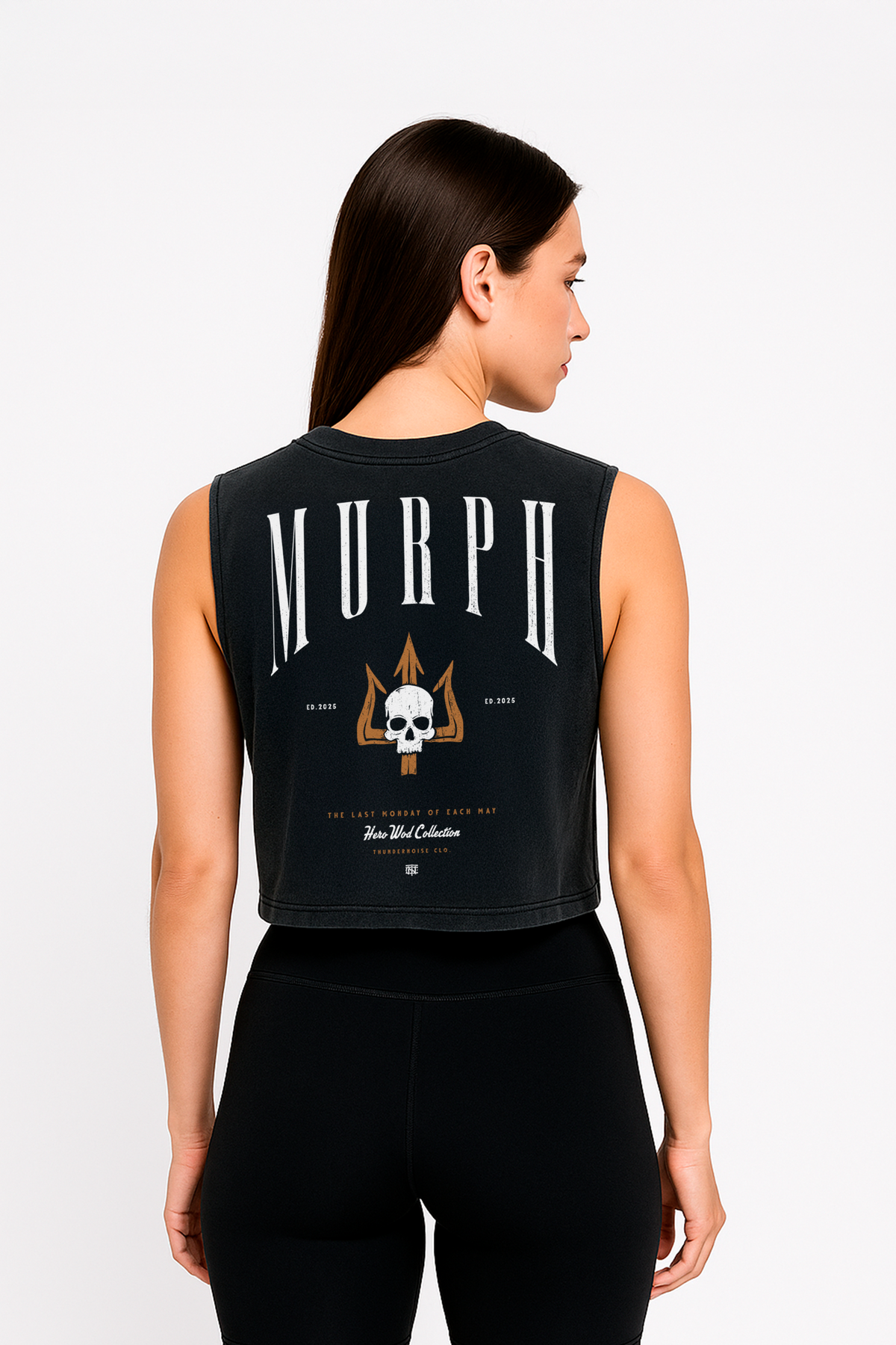 Murph Day Ed. 2025 - Cropped Tank Top - Washed Black — View 2

