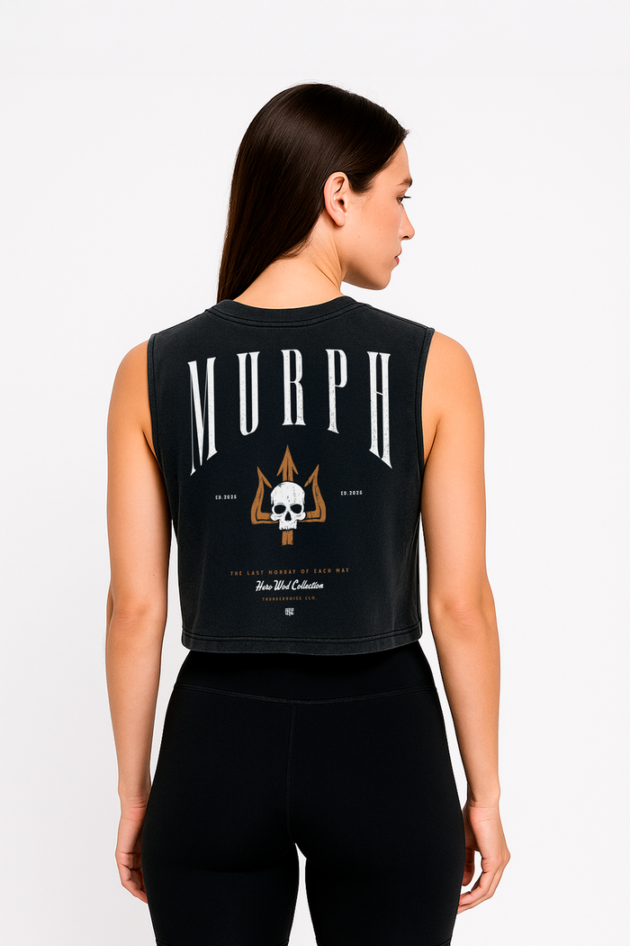 Murph Day Ed. 2025 - Cropped Tank Top - Washed Black