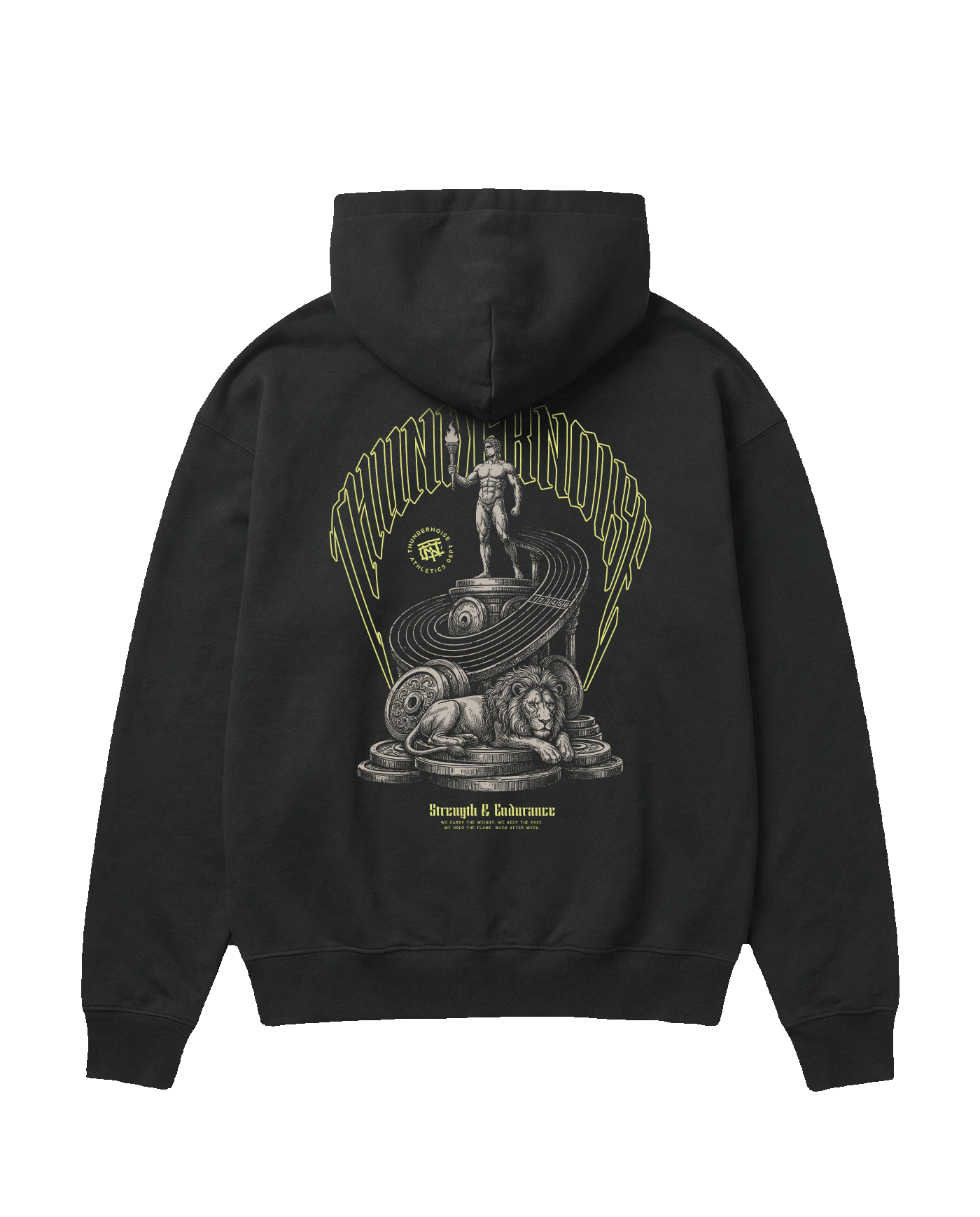 Torchbearer Hoodie Unisex - Black — View 1

