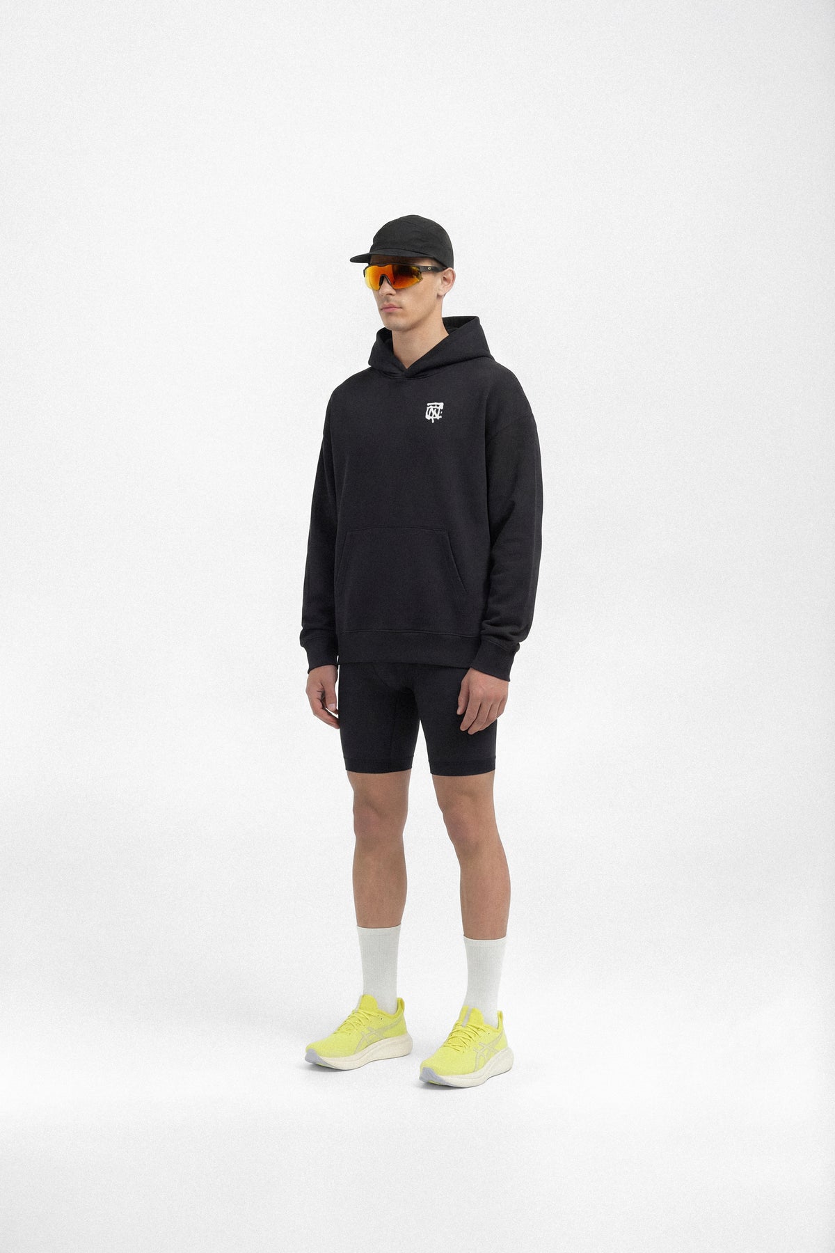 Miles don't Lie Oversize Hoodie - Black — View 3
