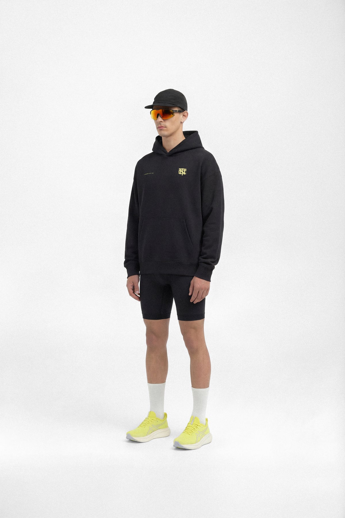 Vapor Logo Oversize Hoodie - Black — View 3
