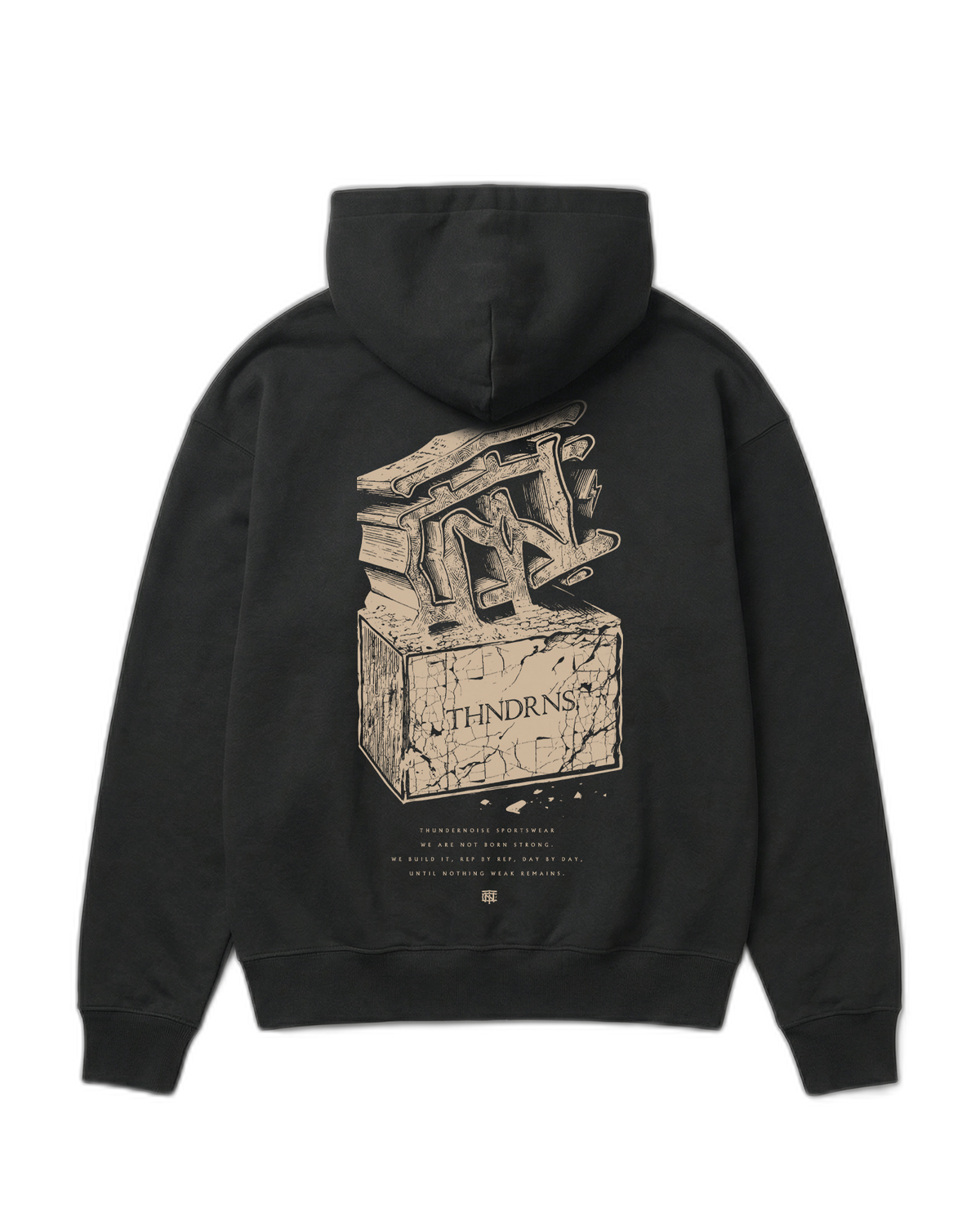 Virtus Oversize Hoodie - Black — View 1
