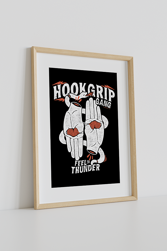 Hookgrip Gang - A3 Print