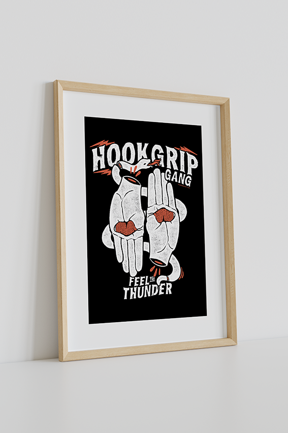 Hookgrip Gang - A3 Print — View 1
