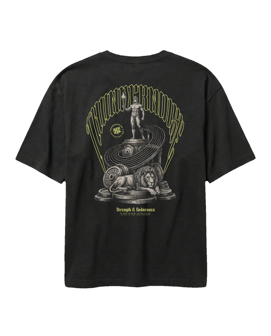Torchbearer Oversized Tee Unisex - Black