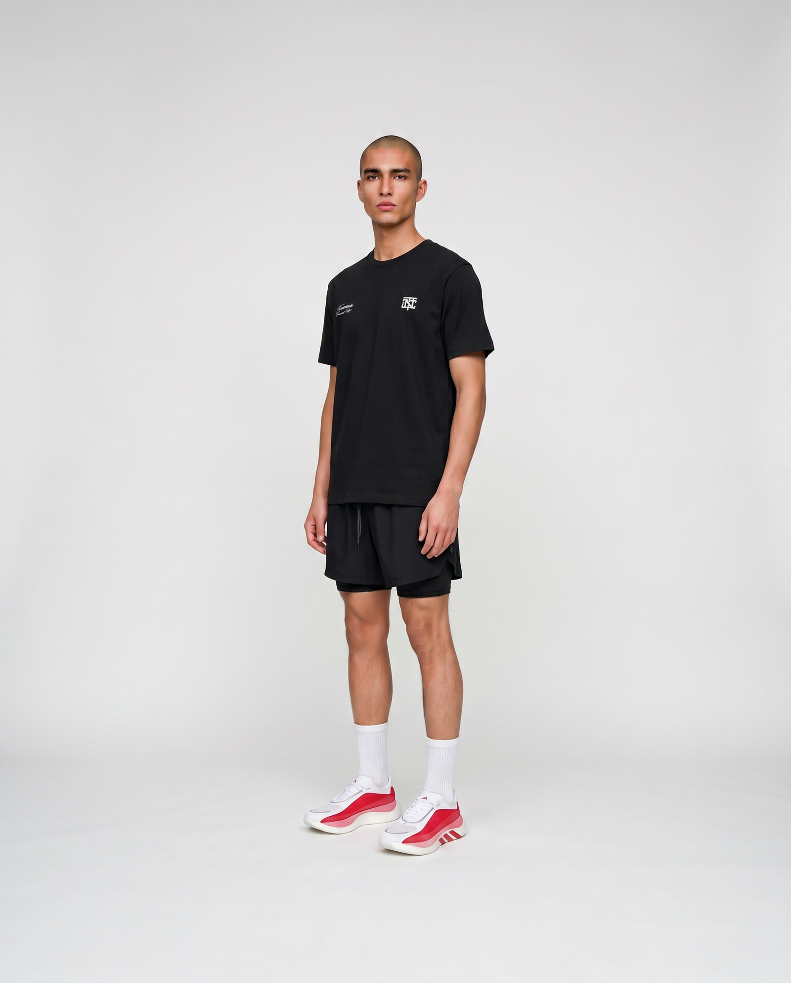 Pay to Suffer T-Shirt Black - model three quarter — View 3
