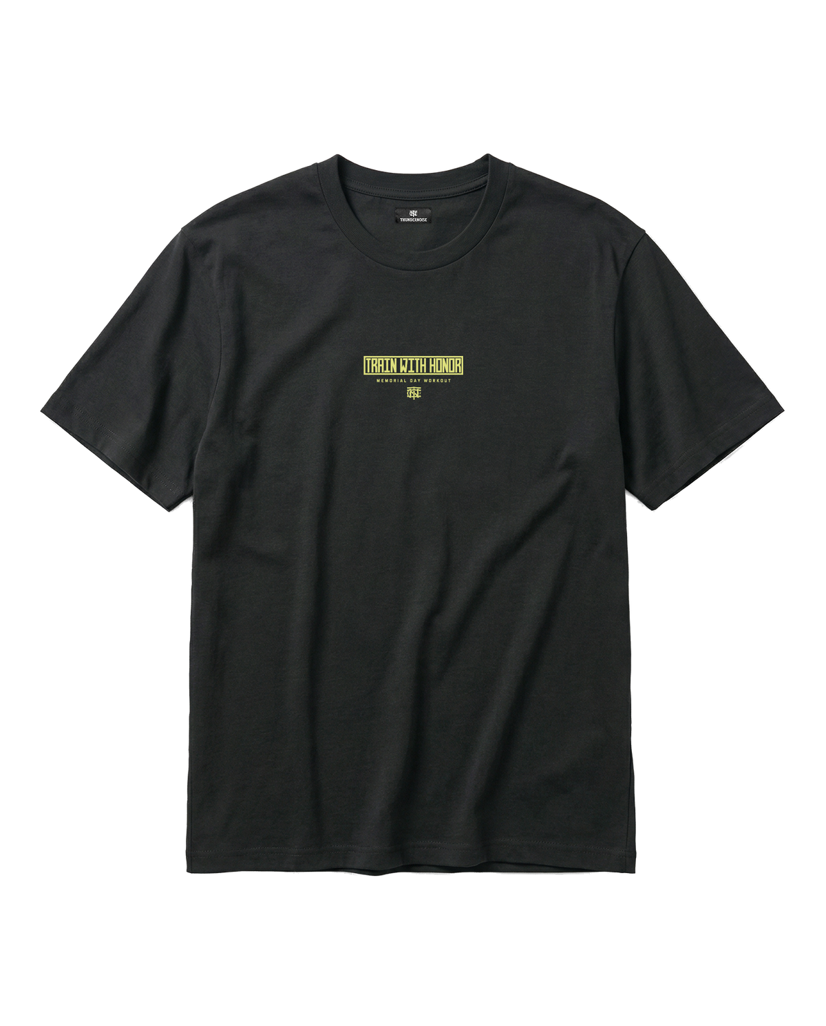 Train With Honor T-Shirt Black - Front — View 3
