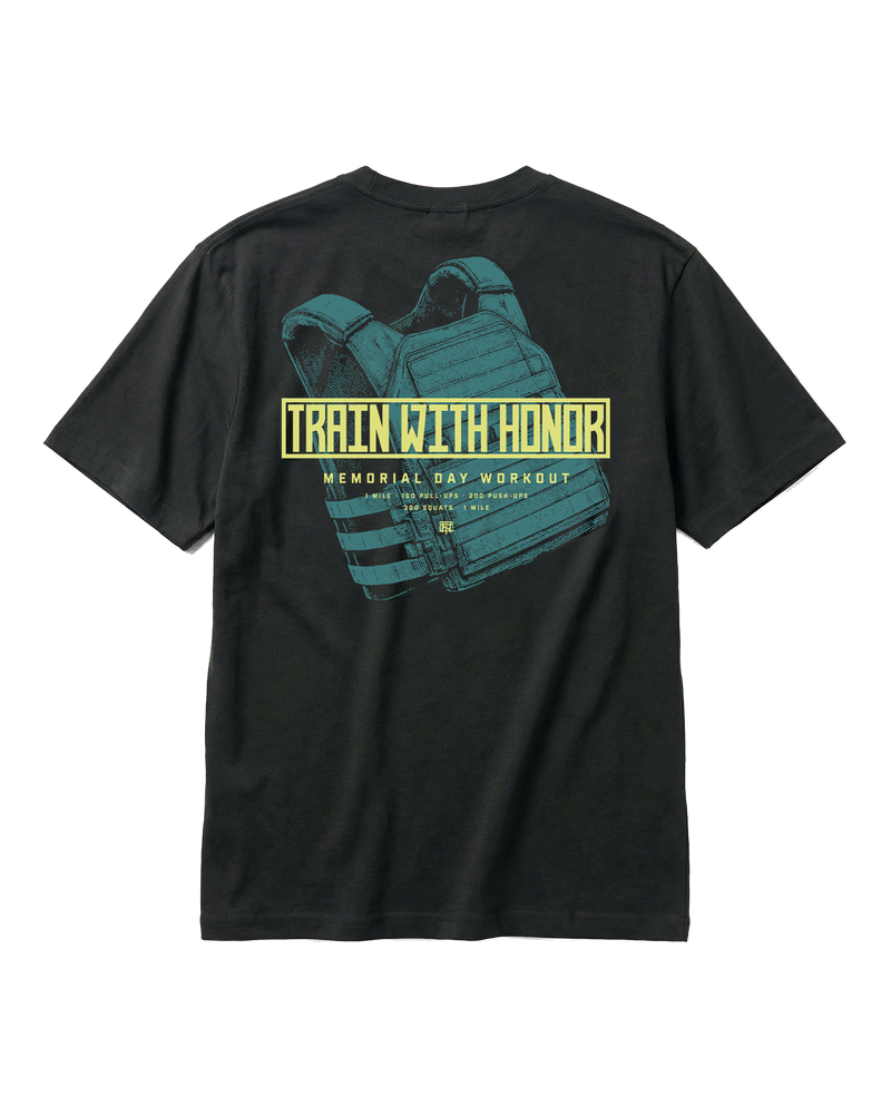 Train With Honor - T-Shirt - Black