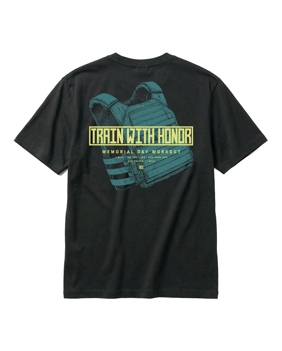 Train With Honor - T-Shirt - Black