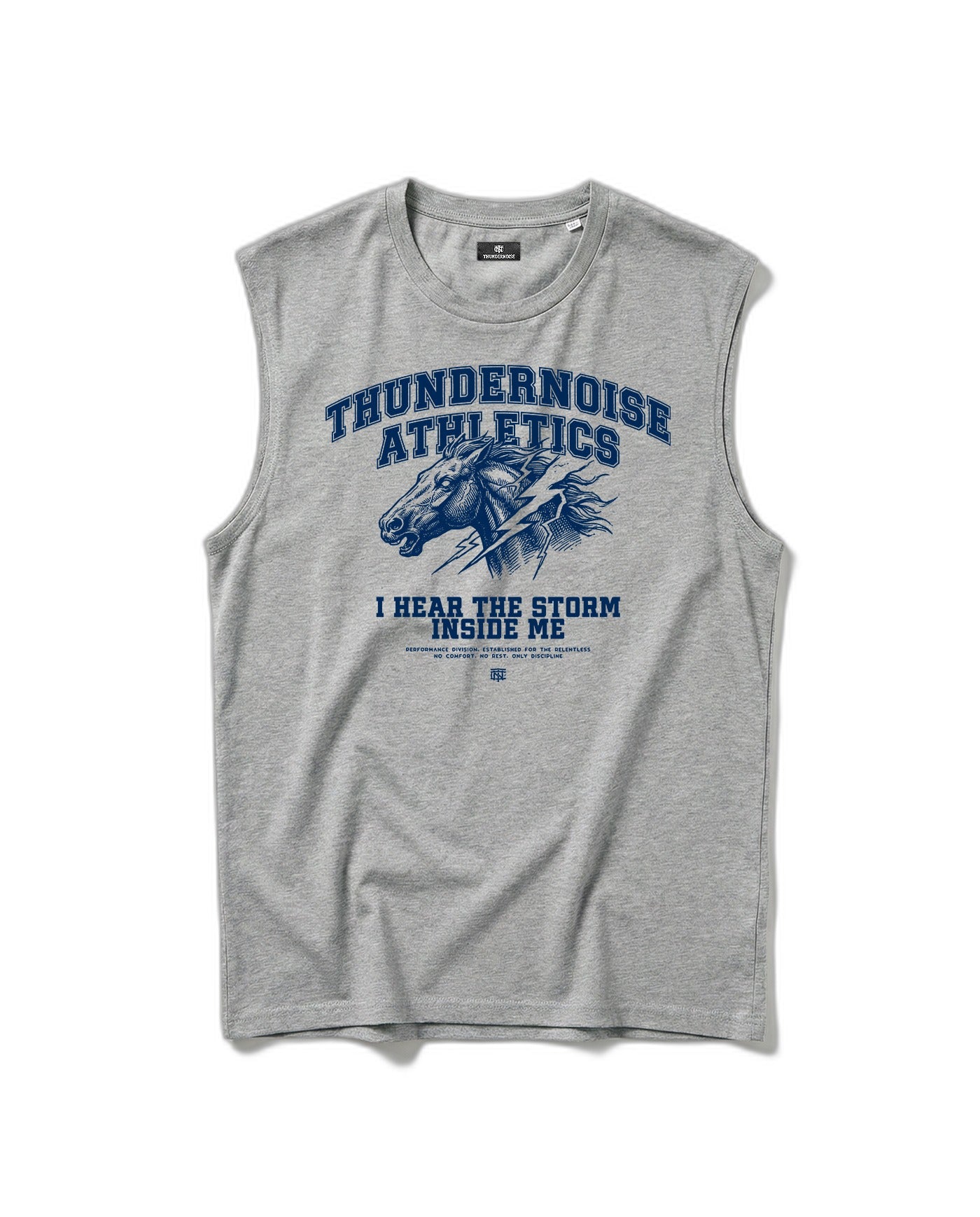 Storm Within Tank Top Grey - Flat Lay — View 1
