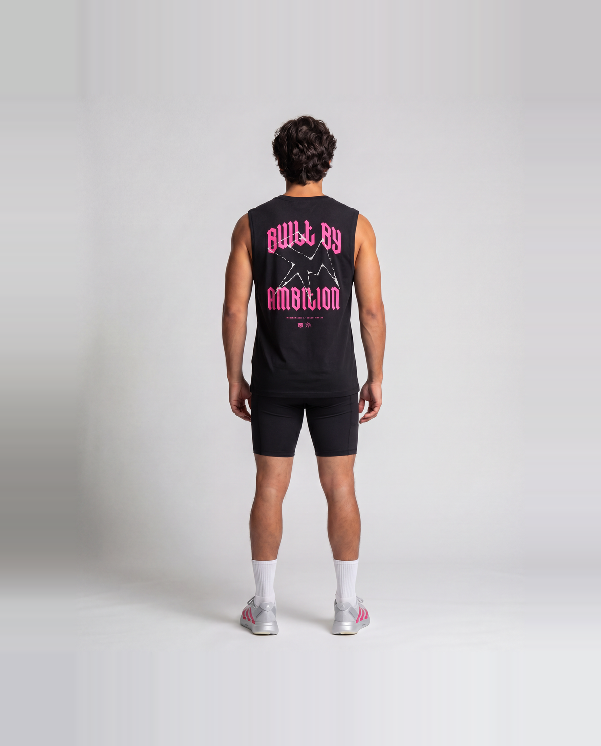 Thundernoise x Sergio Martín Miami Edition Tank Top Black - model back — View 5
