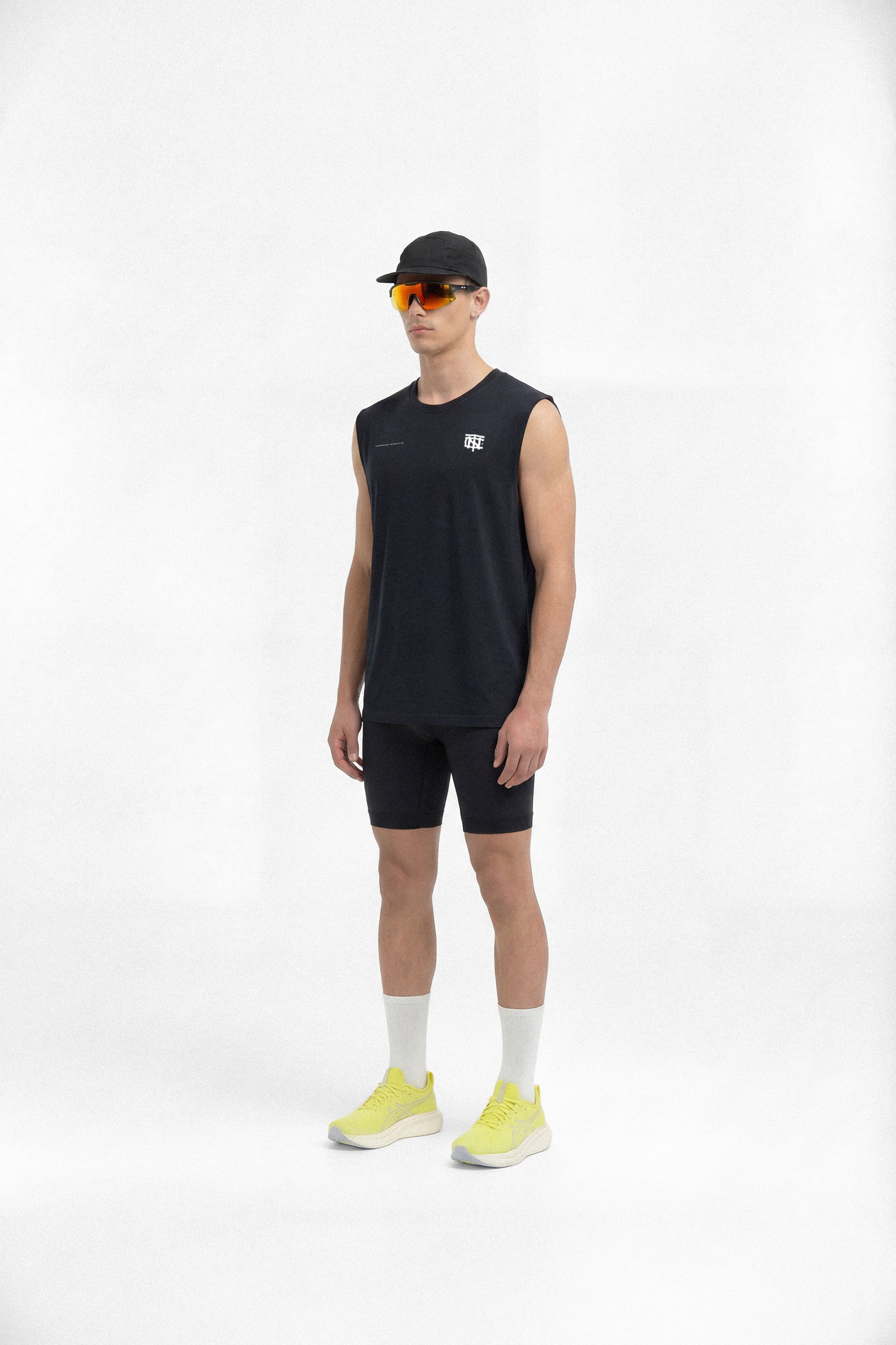 Vapor Logo Tank Top - Black