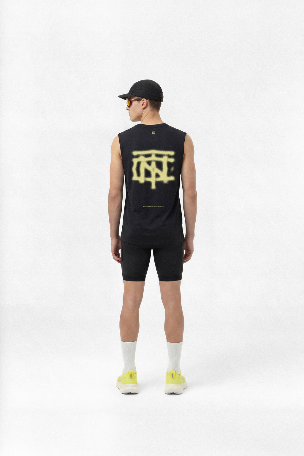 Vapor Logo Tank Top - Black