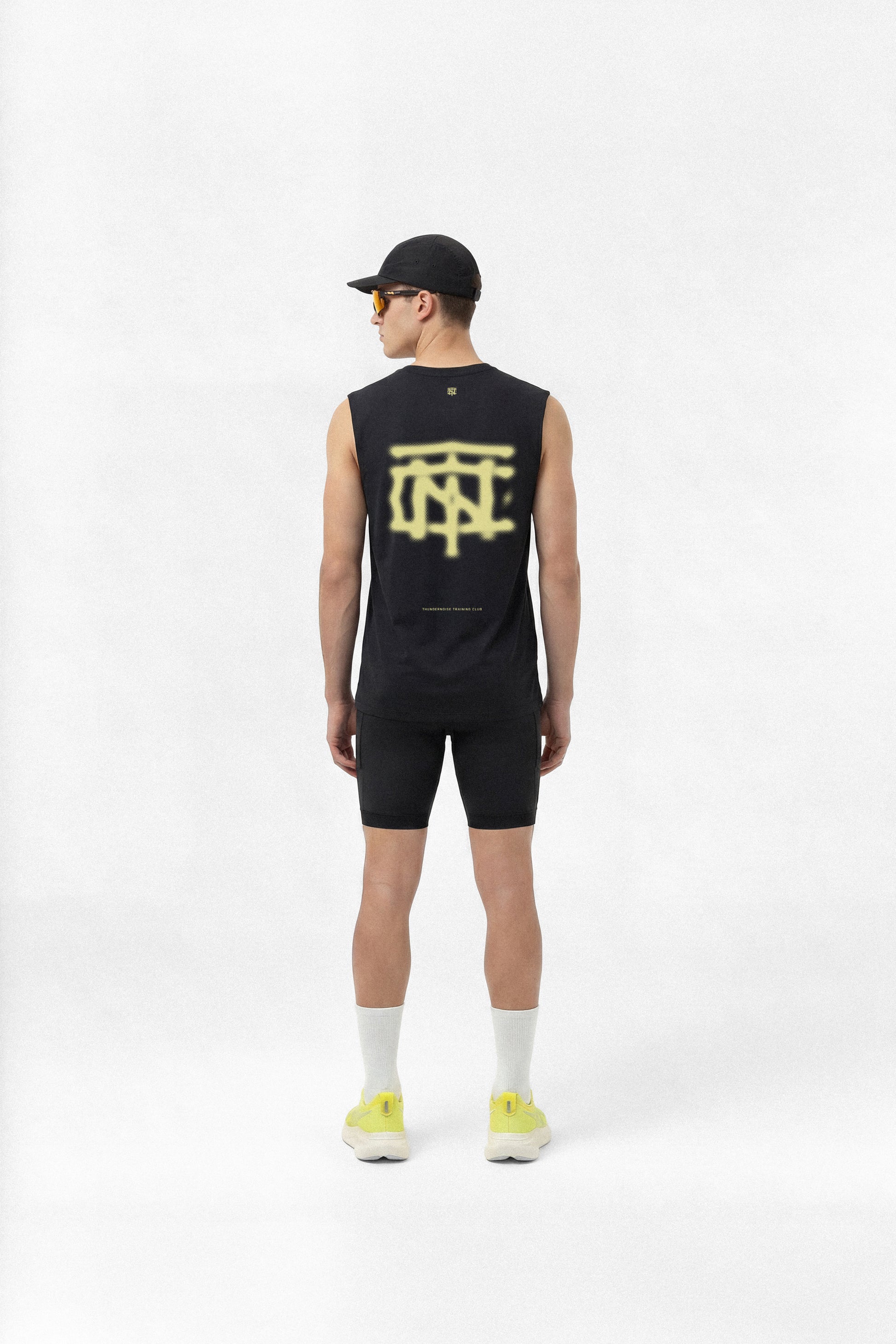 Vapor Logo Tank Top - Black
