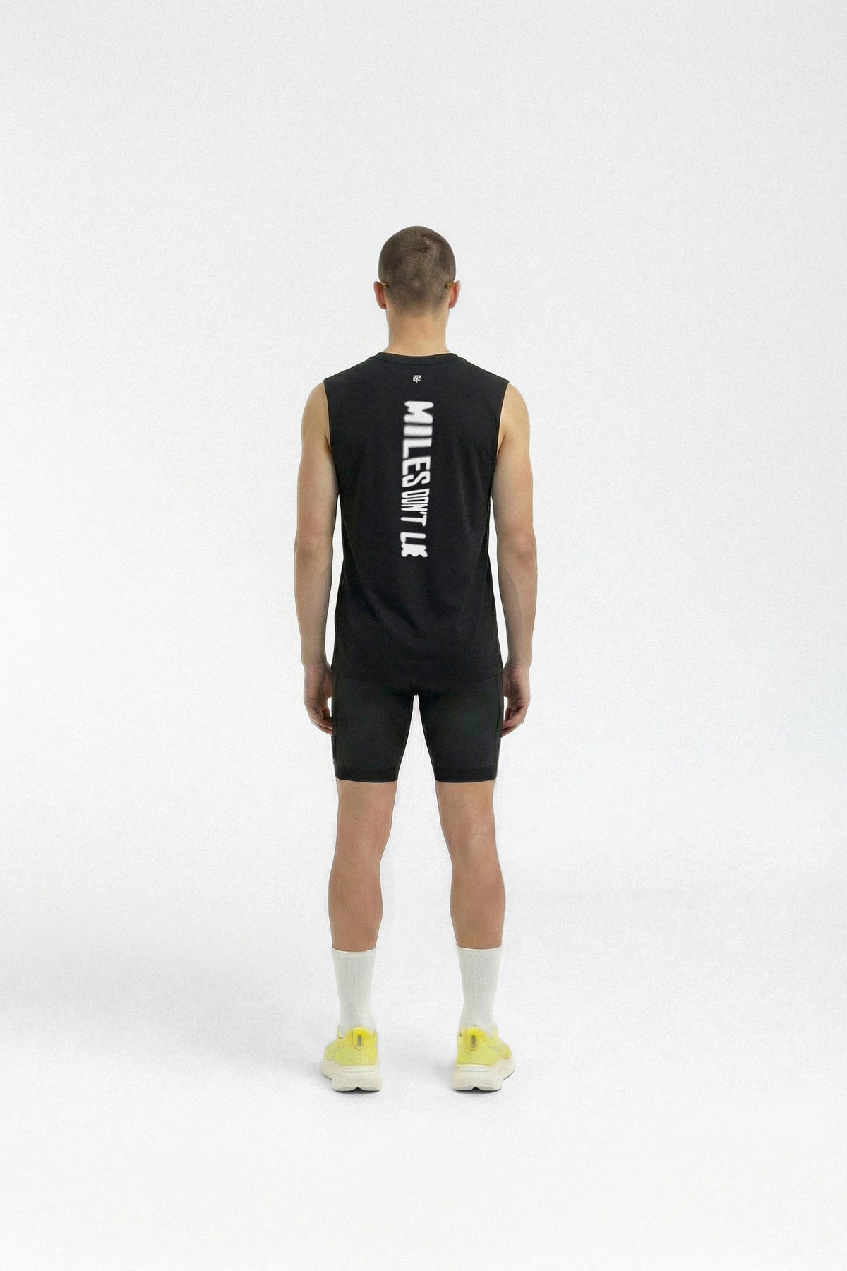 Miles don't Lie Tank Top - Black — View 4
