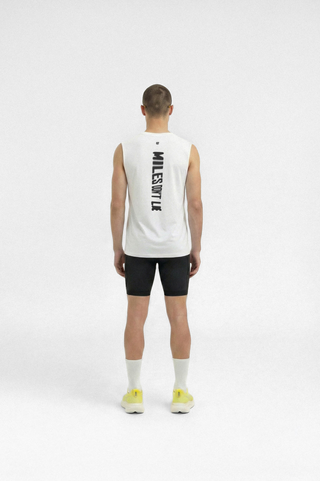 Miles don't Lie Tank Top - White