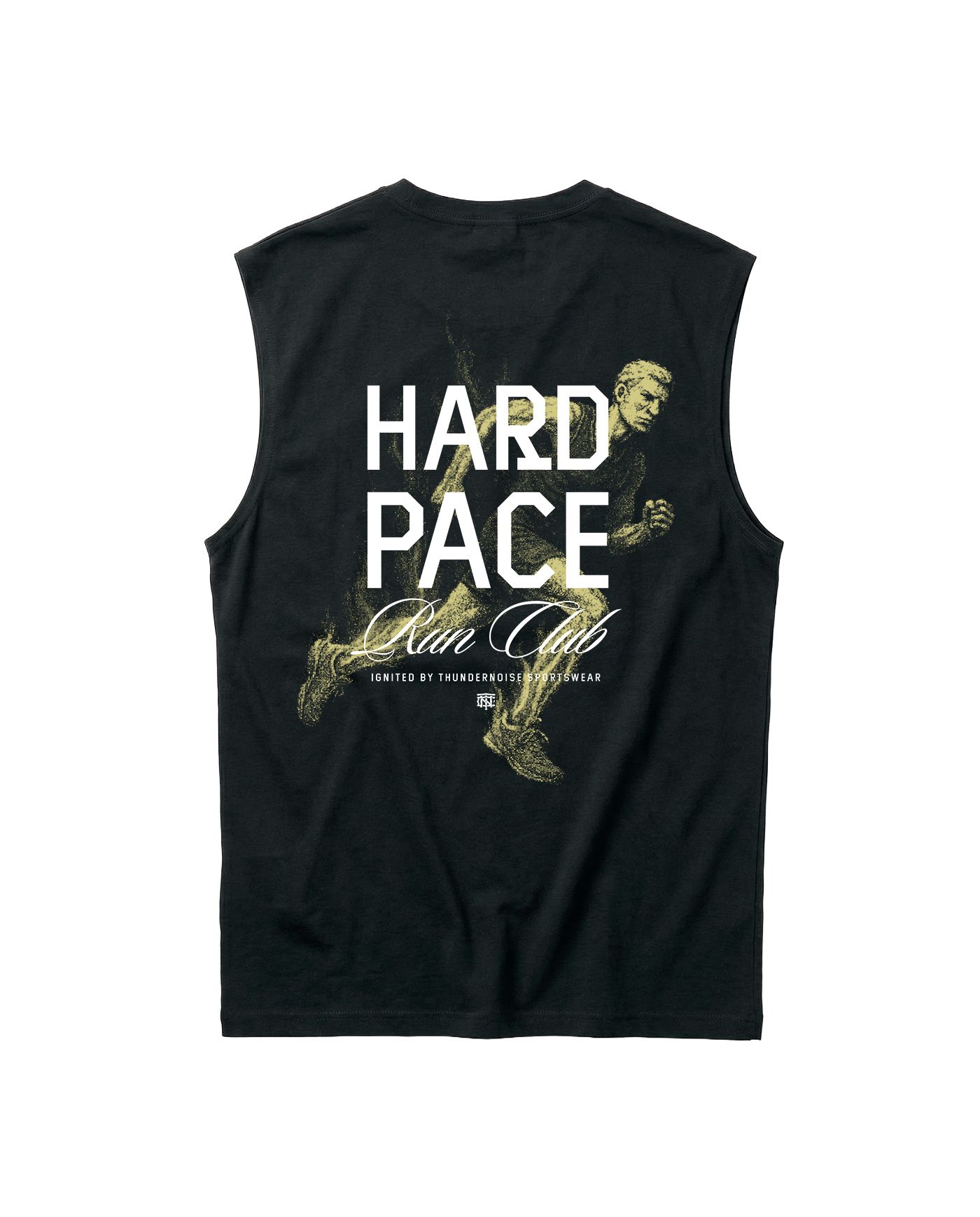 Hard Pace Run Club Tank Top - Black