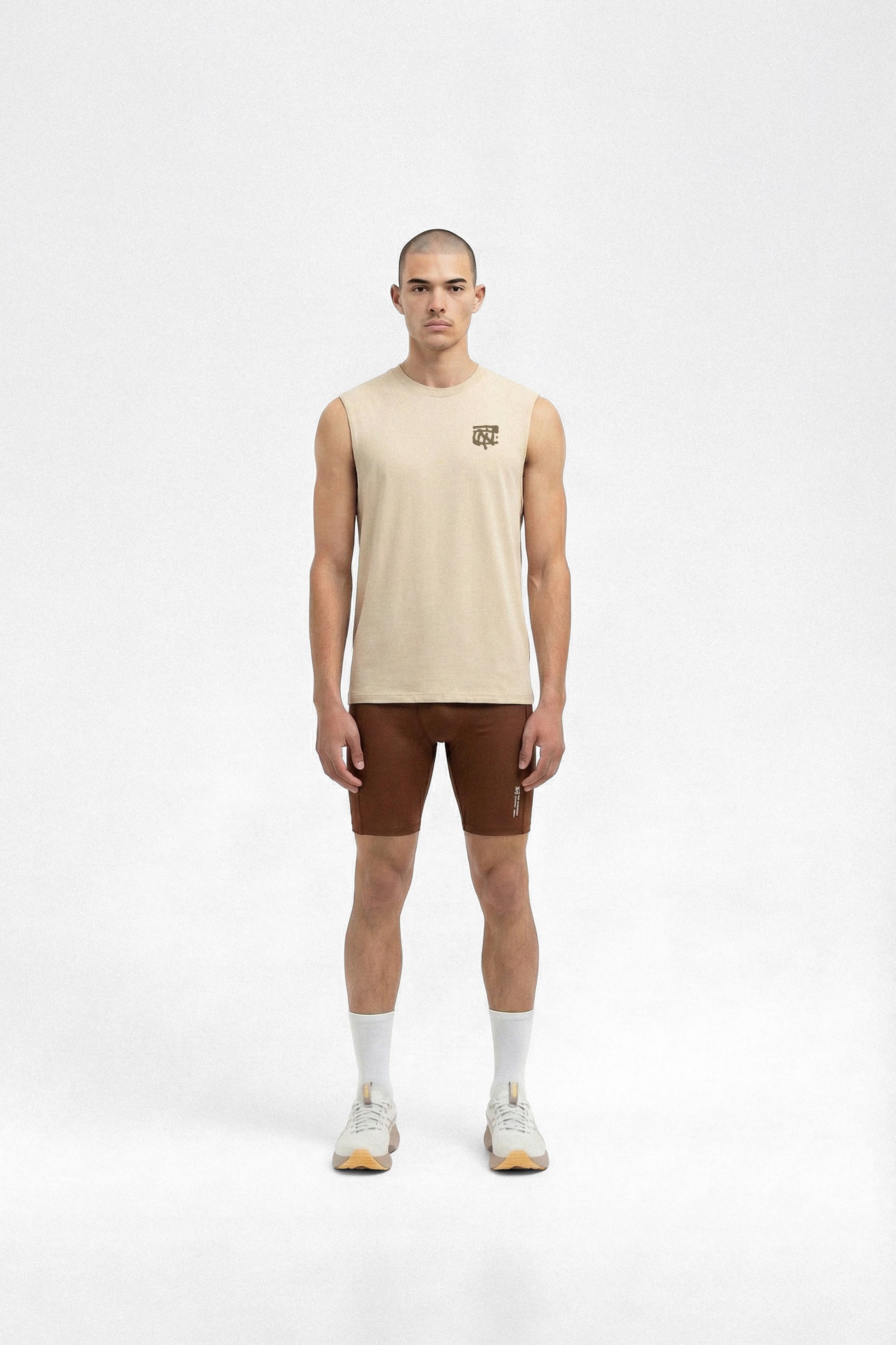 Miles don't Lie Tank Top - Light Sand