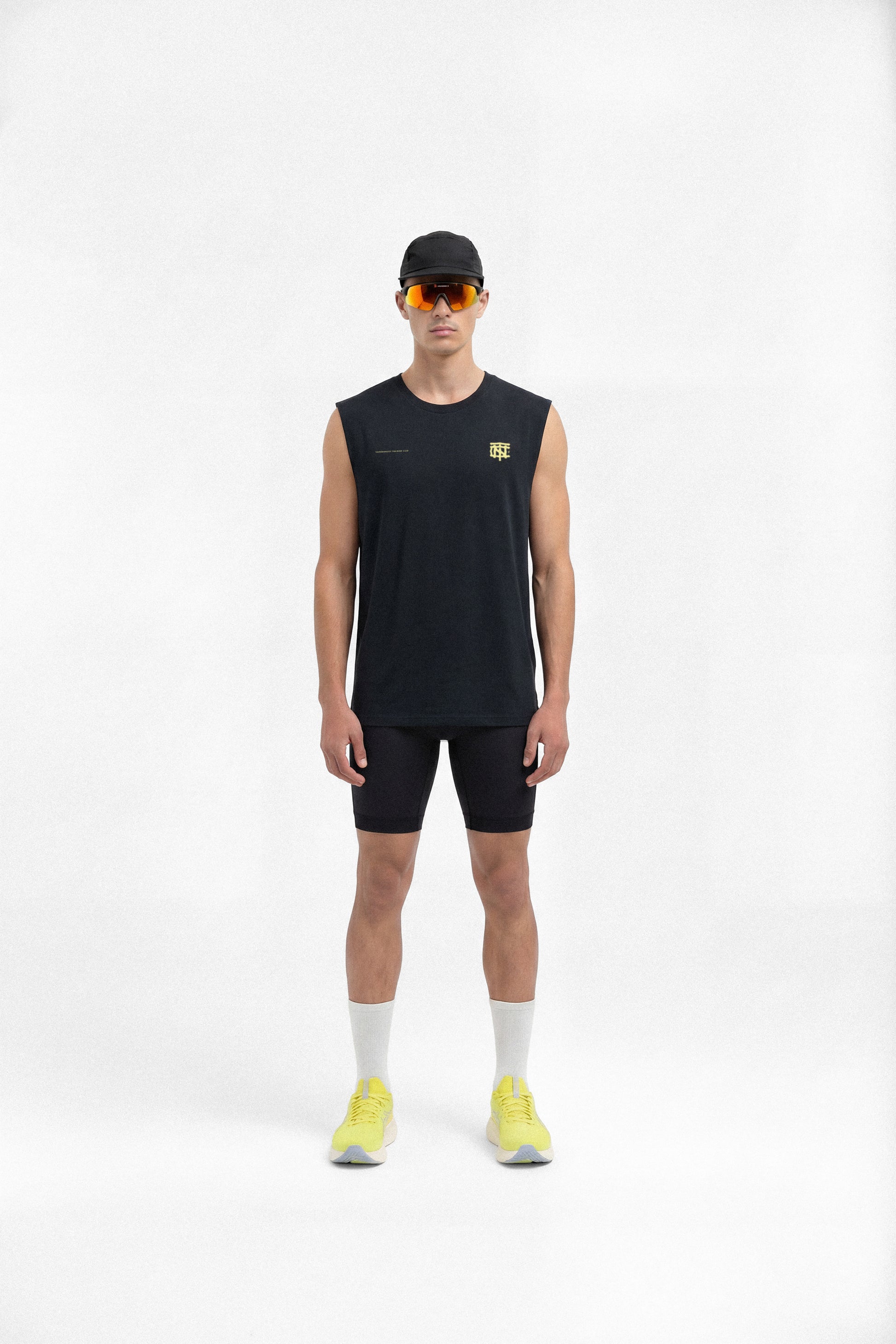 Vapor Logo Tank Top - Black