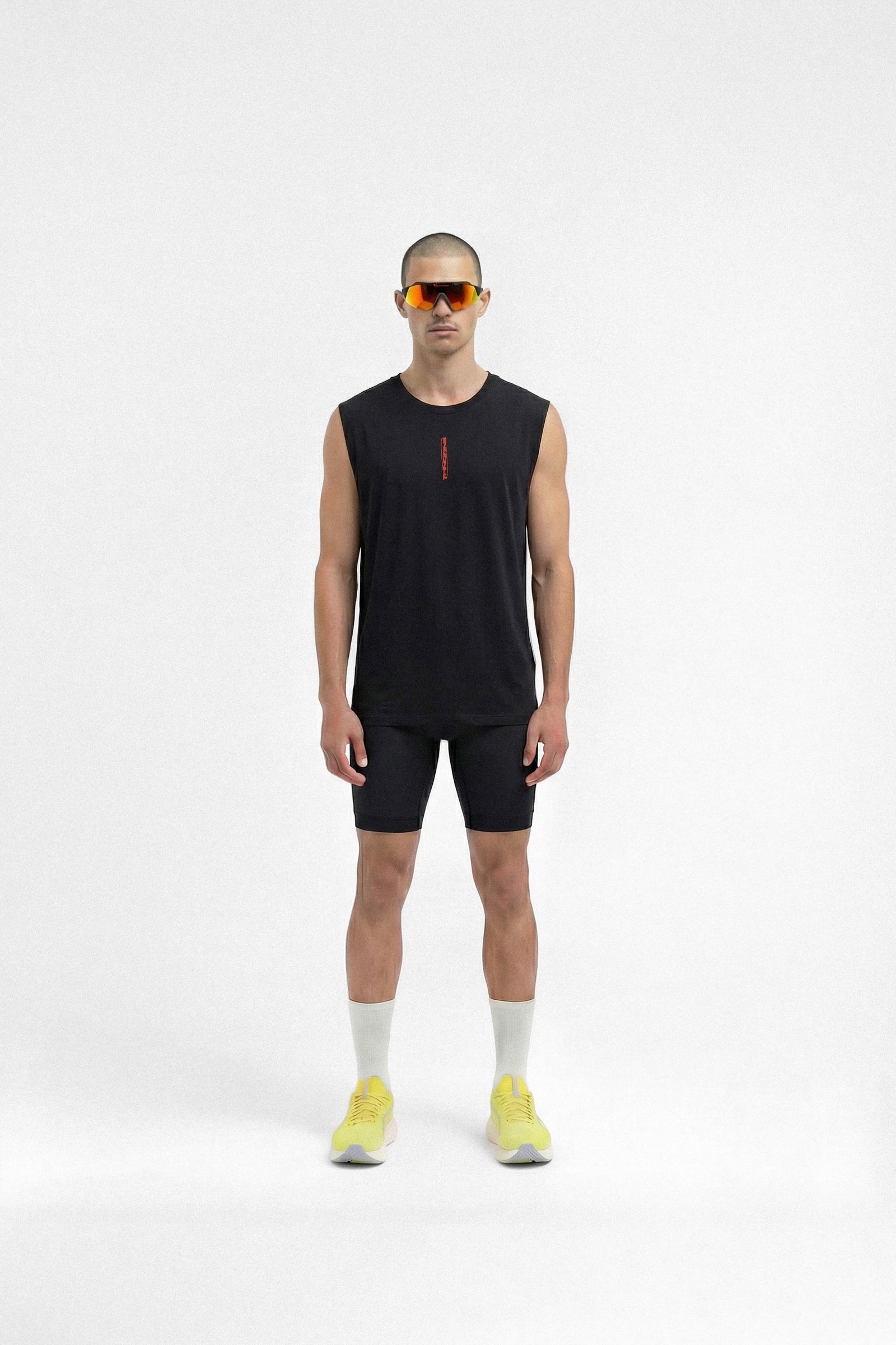 Vapor Pace Runner Tank Top - Black — View 5
