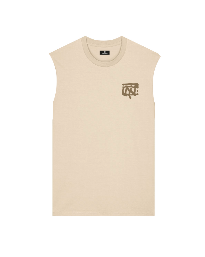 Miles don't Lie Tank Top - Light Sand