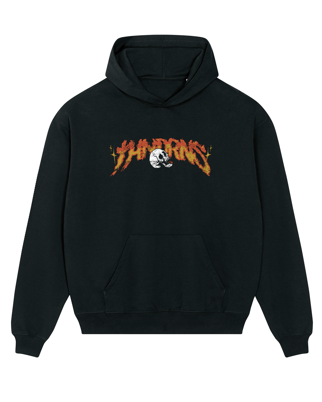 Ass to Grass Oversize Hoodie - Black