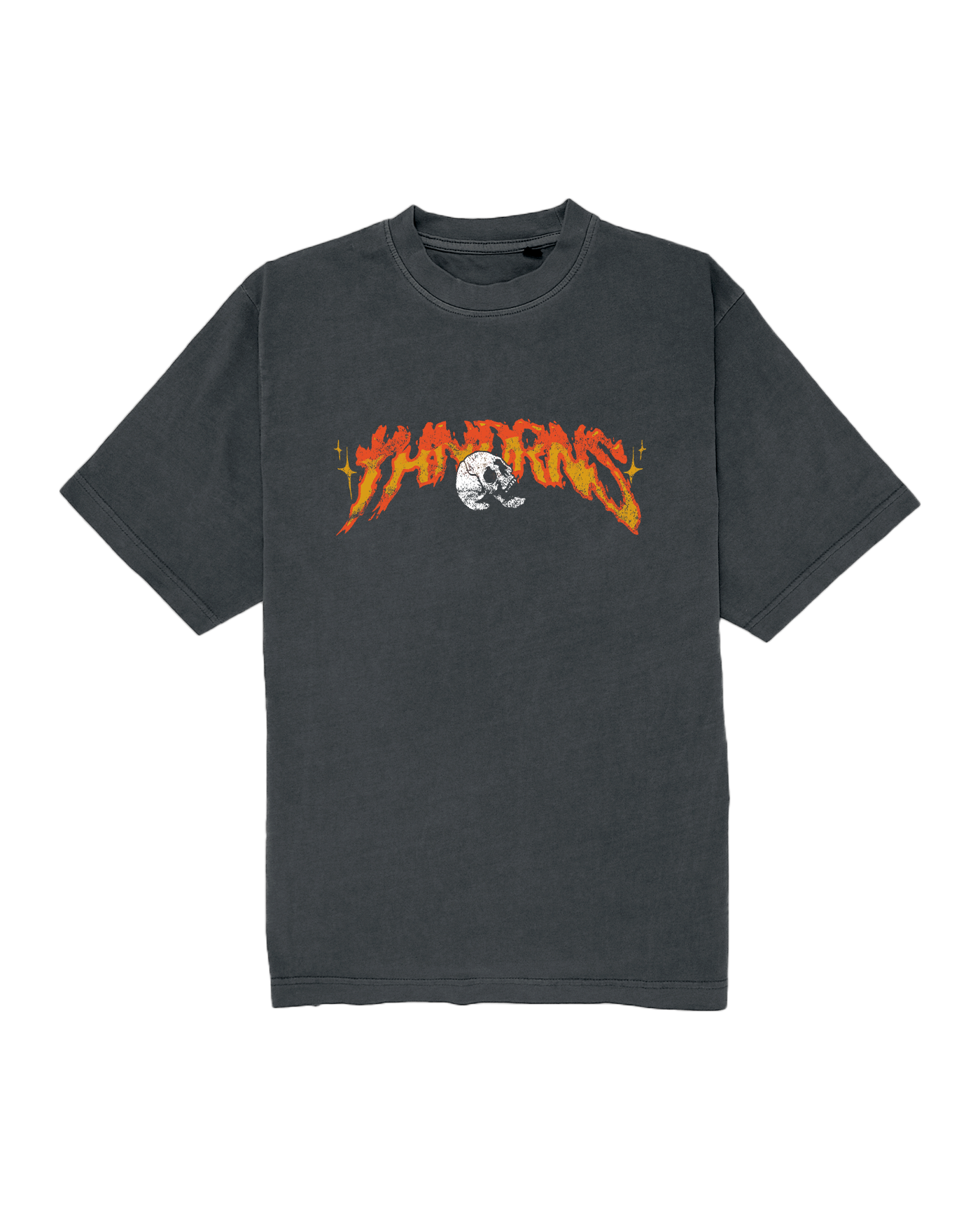 Ass to Grass Oversize T-shirt - Washed Dark Grey