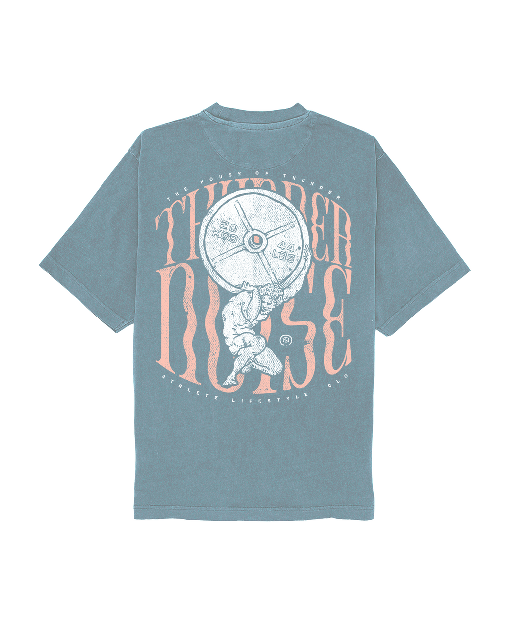 Atlas Oversize T-shirt - Washed Blue