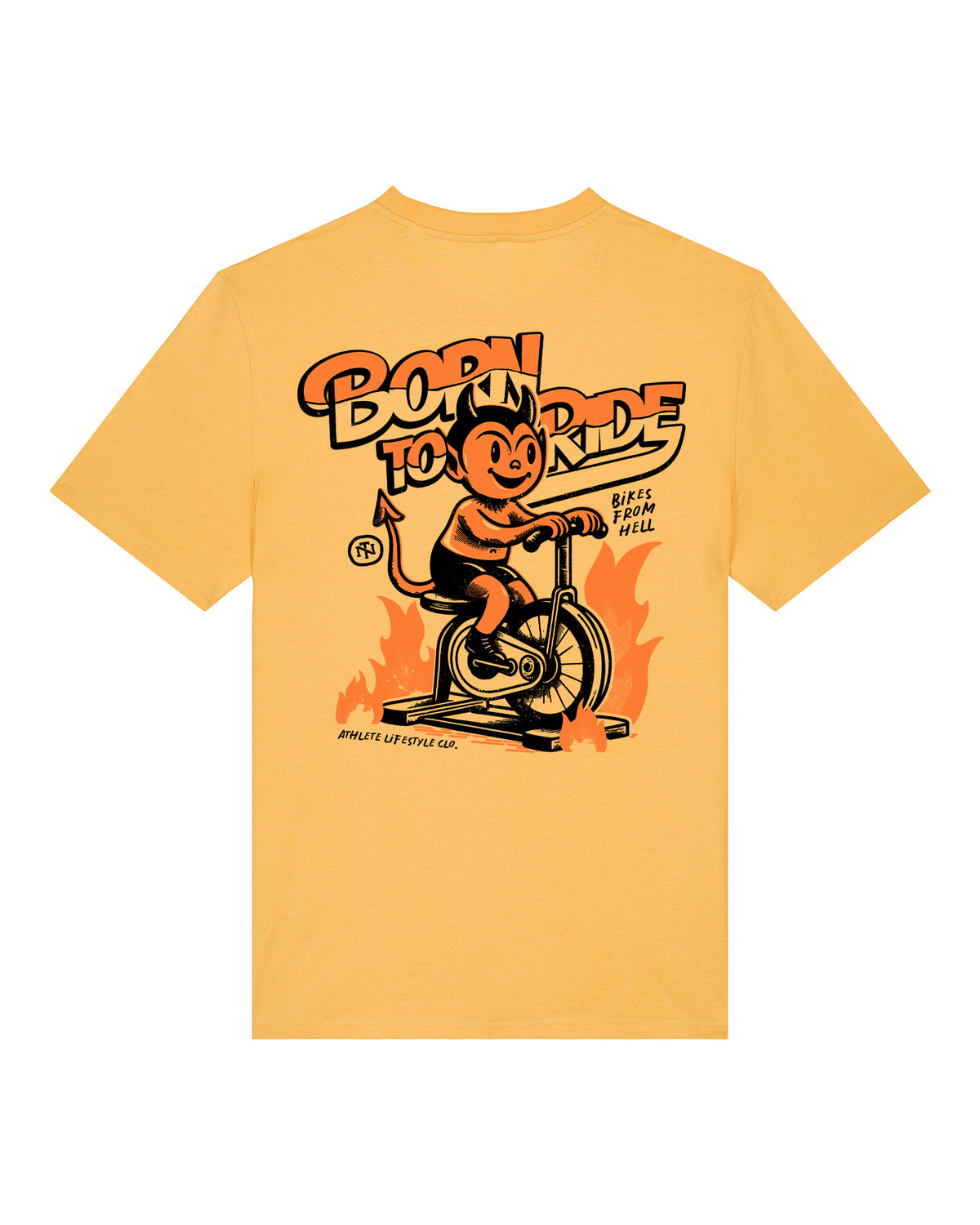 Born to Ride - T-Shirt - Loquat — View 1

