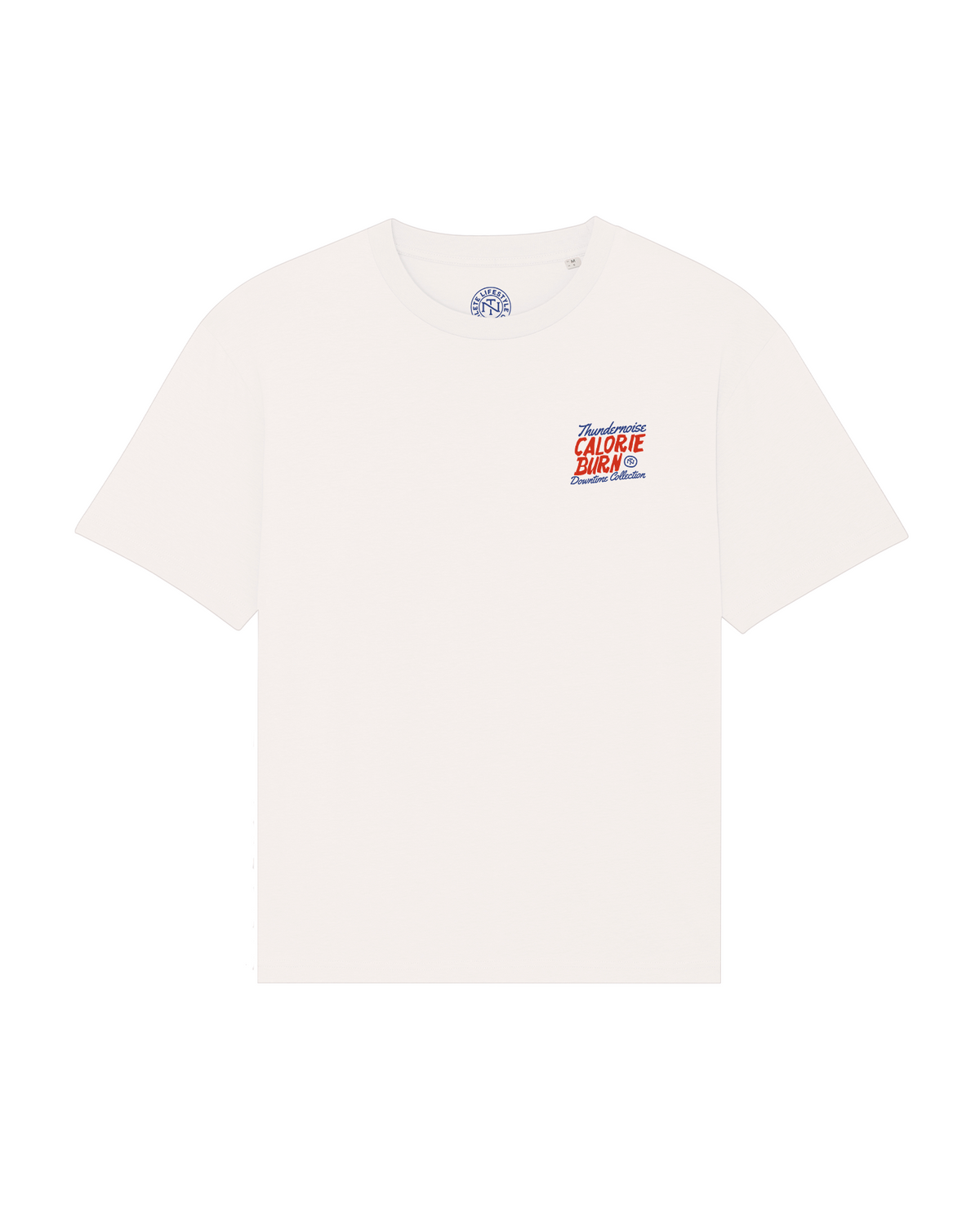 Calorie Burn - Relaxed T-Shirt - Off White — View 7
