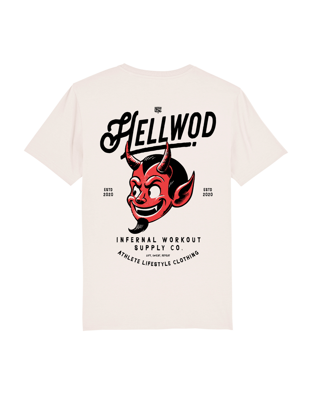 Hellwod - T-Shirt - Vintage White — View 8
