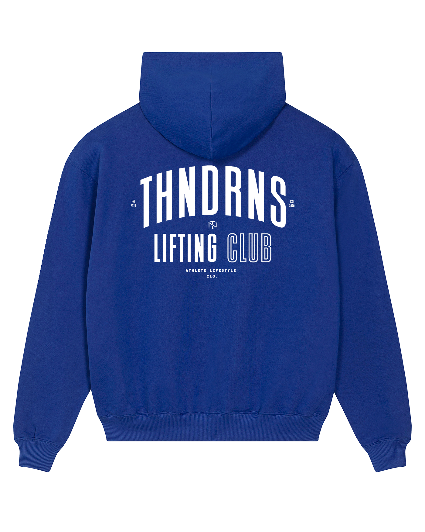 Thundernoise Lifting Club Oversize Hoodie - Klein Blue