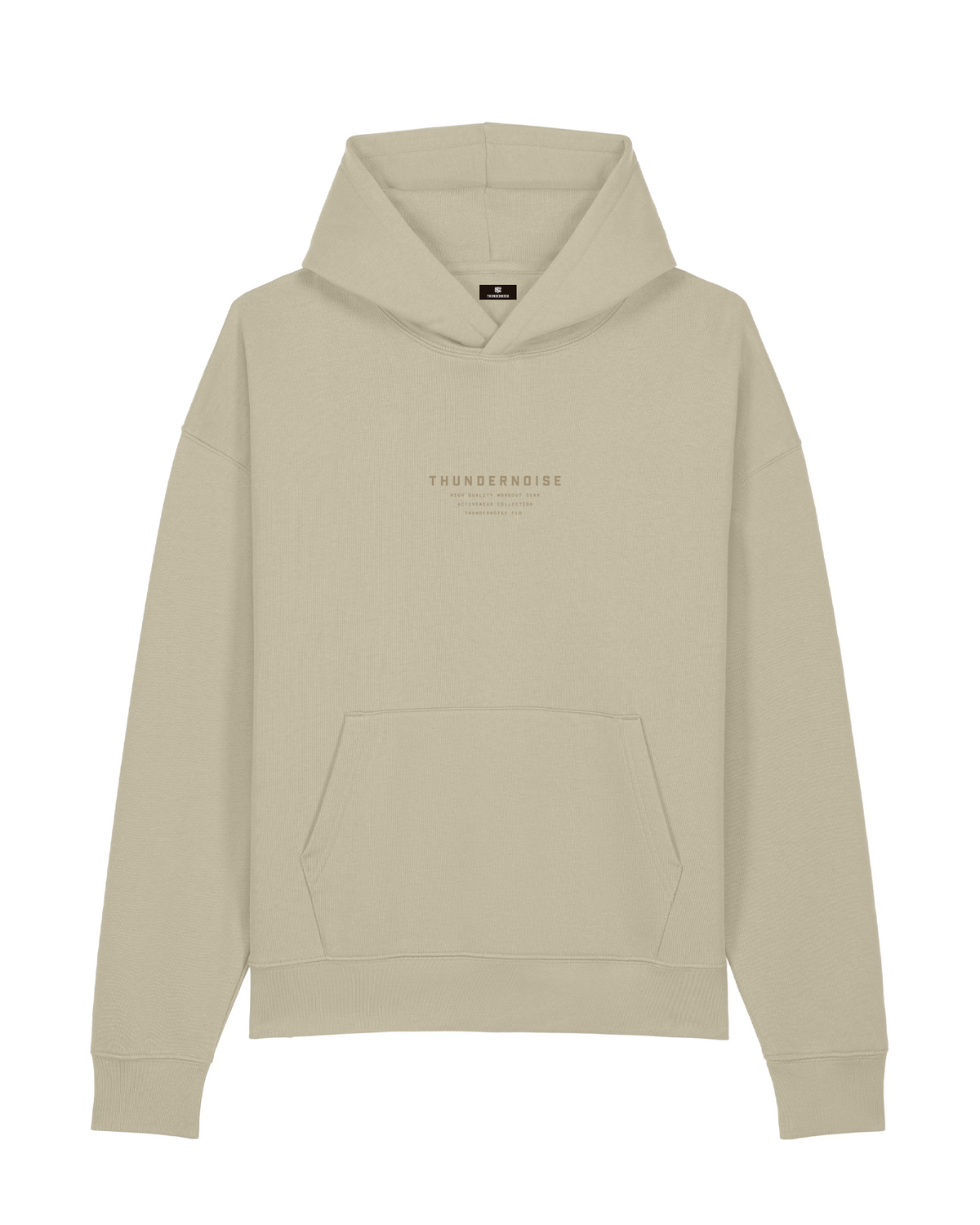 Lift Heavy Run Fast - Hoodie - Stone — View 2
