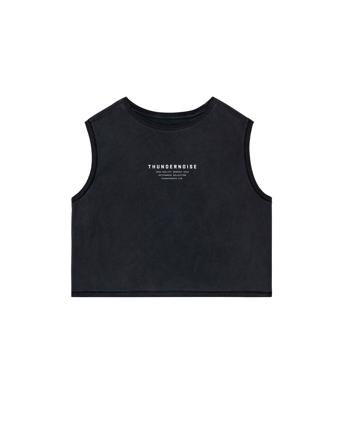 Lift Heavy Run Fast - Cropped Tank Top