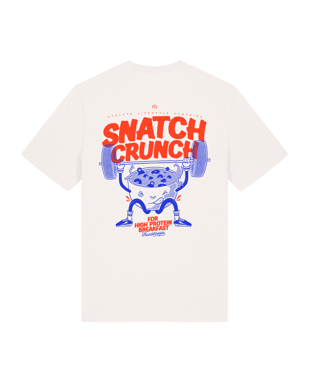 Snatch Crunch T-shirt -  Vintage White